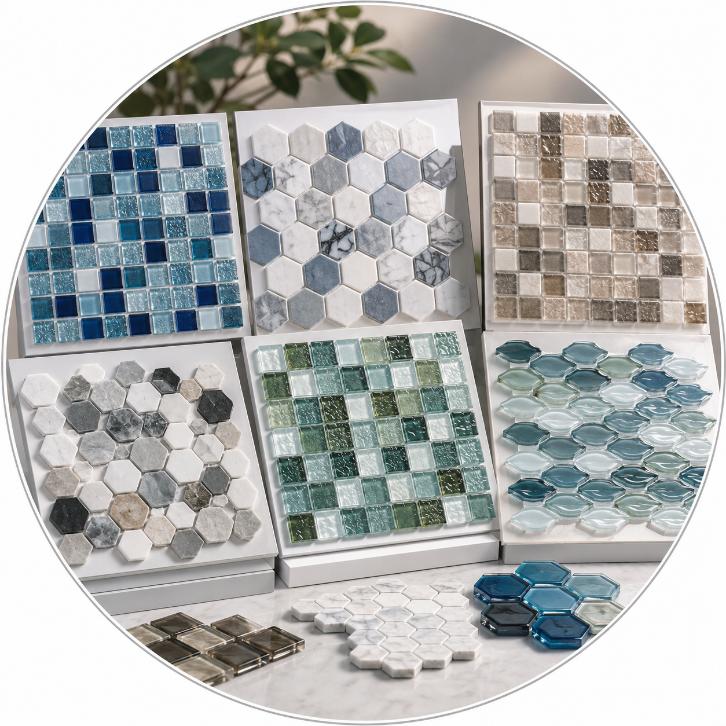 Gạch Mosaic cho trang trí và hoàn thiện nội thất